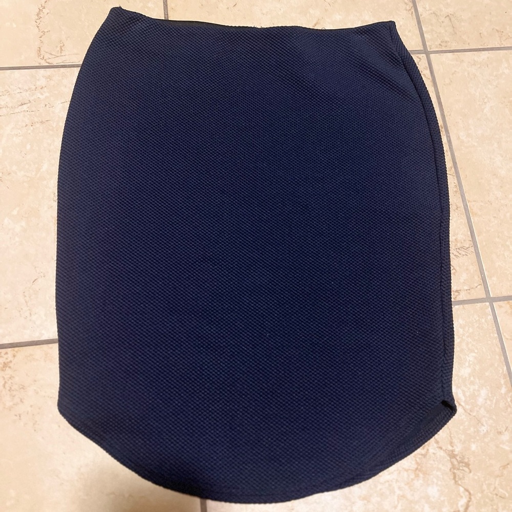Ontwelfth Navy Pencil Mini Skirt S